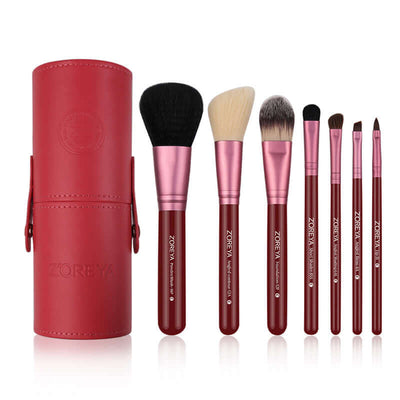 Makeup brush set - Mrgoluckynow Makeup brush set0Mrgoluckynow CJBJHZHZ00411 - Red