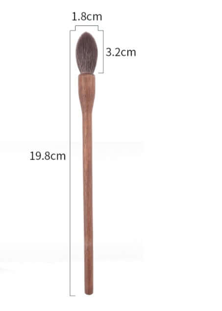 Walnut Makeup Brush - Mrgoluckynow Walnut Makeup Brush0Mrgoluckynow CJBJHZHZ00498 - Highlight brush