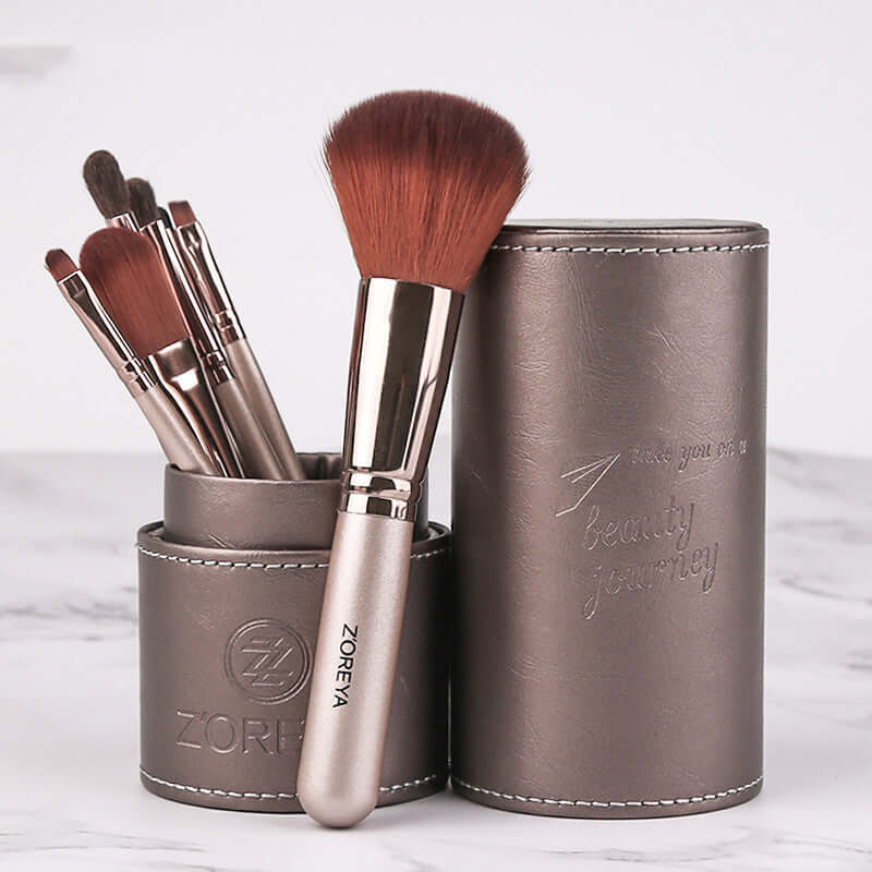 Makeup brush set - Mrgoluckynow Makeup brush set0Mrgoluckynow CJBJHZHZ00314 - Brown