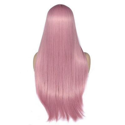 Synthetic Fiber Straight Long Pink Wigs For Women Good Wig - Mrgoluckynow Synthetic Fiber Straight Long Pink Wigs For Women Good Wig0Mrgoluckynow CJHC108567201AZ