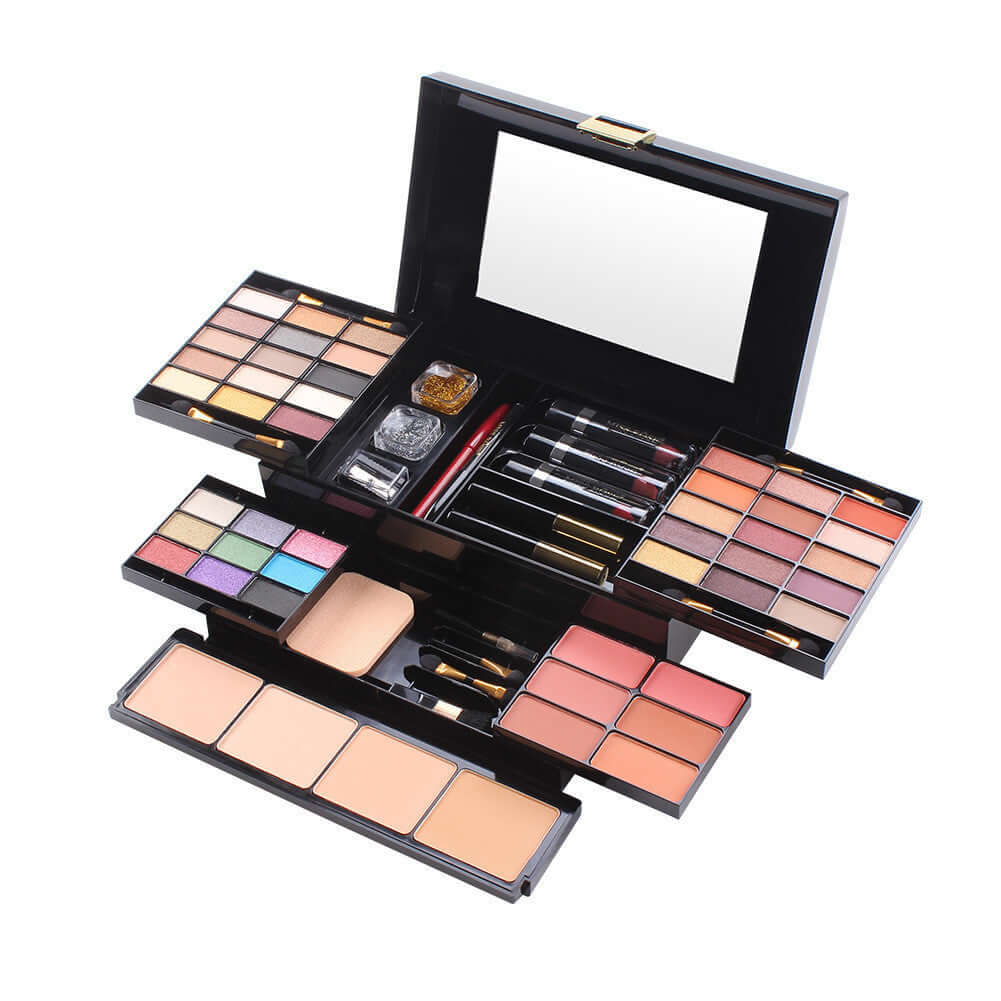 Matte Eyeshadow Box Cosmetic Case Multi - function Make - up Tray - Mrgoluckynow Matte Eyeshadow Box Cosmetic Case Multi - function Make - up Tray0Mrgoluckynow CJCZ115518302BY