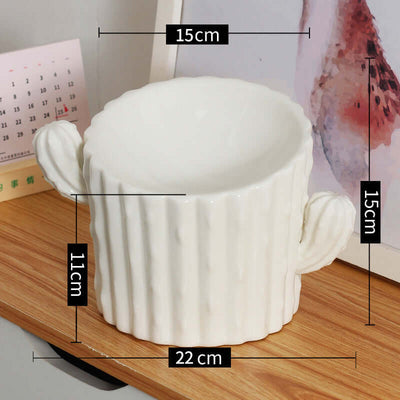 Cat Bowl Ceramic Protecting Cervical Spine High - footed Dog Bowl Dog Rice - Mrgoluckynow Cat Bowl Ceramic Protecting Cervical Spine High - footed Dog Bowl Dog Rice0Mrgoluckynow CJJT117236102BY