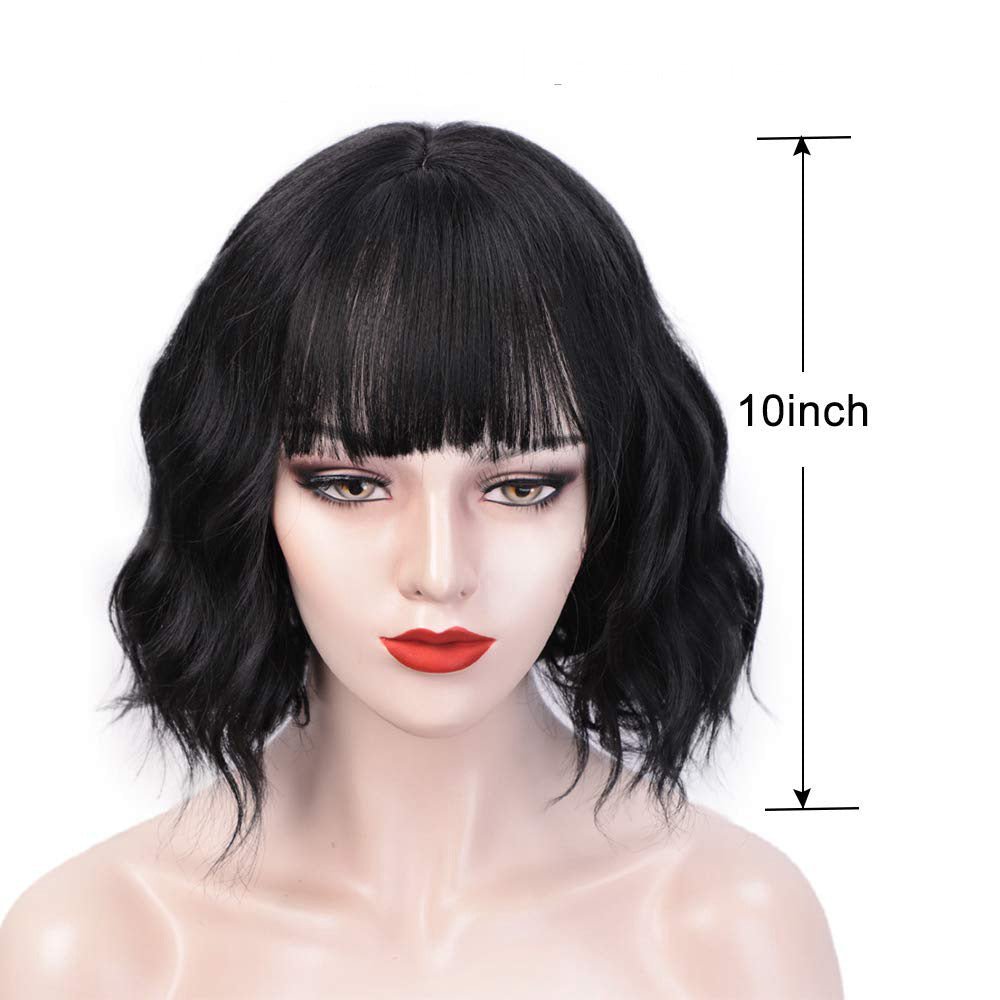 European And American Wigs Black Ladies Short Curly Hair Wig Set - Mrgoluckynow European And American Wigs Black Ladies Short Curly Hair Wig Set0Mrgoluckynow CJHC102987301AZ