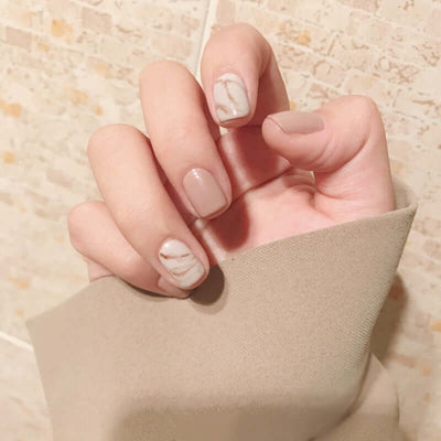 Light khaki smudge false nails - Mrgoluckynow Light khaki smudge false nails0Mrgoluckynow CJBJZJZJ00715 - Khaki