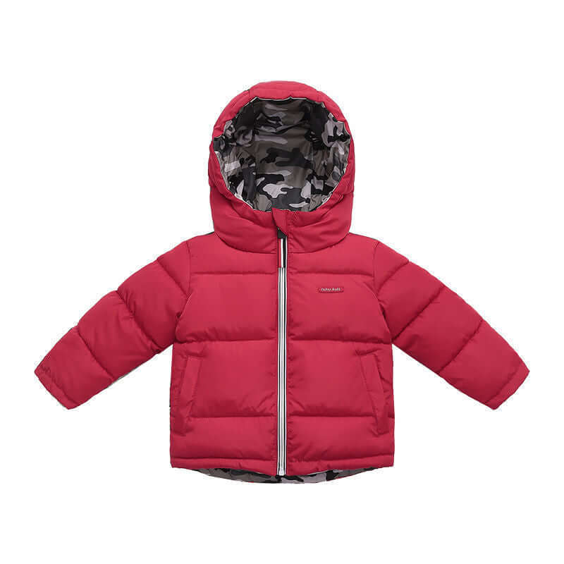 Middle And Small Children Wear Double - sided Padded Winter Jackets - Mrgoluckynow Middle And Small Children Wear Double - sided Padded Winter Jackets0Mrgoluckynow CJWJNHNT05112 - Black - 100cm