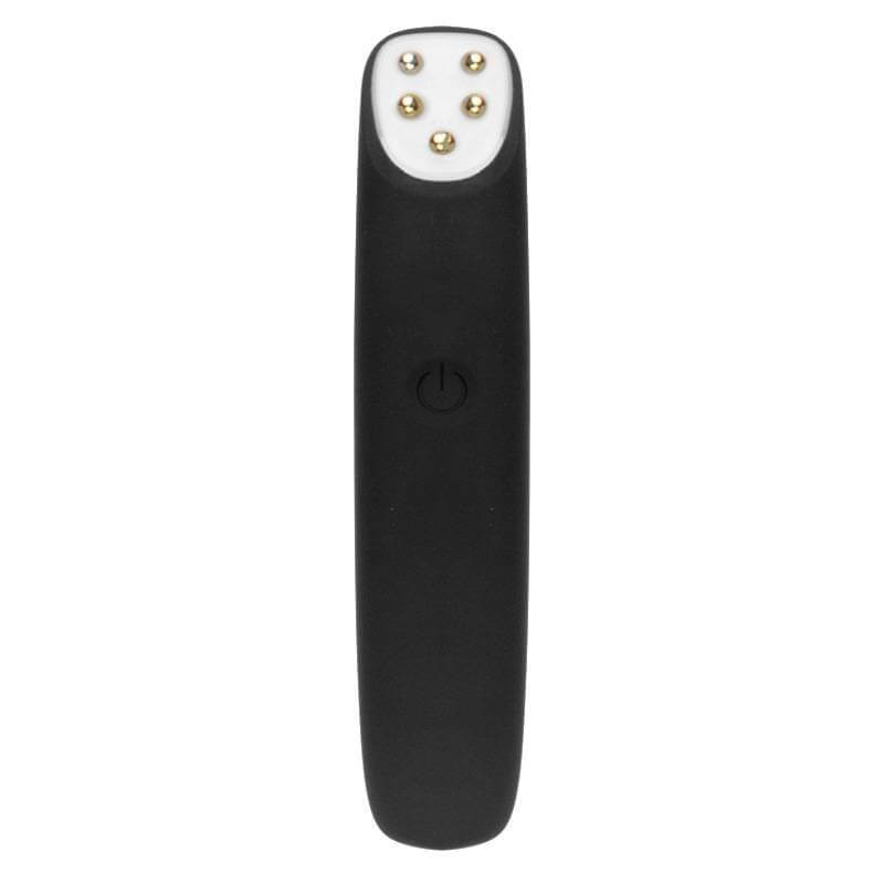 RF EMS Red Light Electric Eye Face Vibration Massager Anti - Ageing Wrinkle Dark Circle Removal Portable Beauty Care Pen Massager - Mrgoluckynow RF EMS Red Light Electric Eye Face Vibration Massager Anti - Ageing Wrinkle Dark Circle Removal Portable Beauty Care Pen Massager0Mrgoluckynow CJBJMRAM01022 - Black