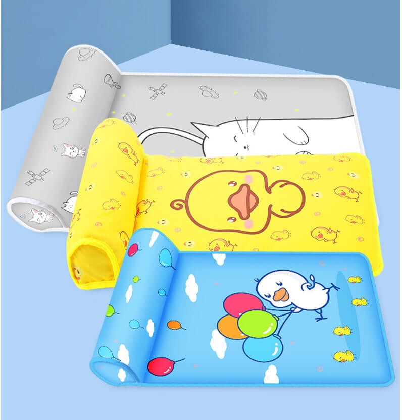 Summer Cooling Dog Mat With Pillow For Dog Cat Breathable Ice Pad Washable Sofa Breathable Print Cooling Pet Dog Bed For Dogs - Mrgoluckynow Summer Cooling Dog Mat With Pillow For Dog Cat Breathable Ice Pad Washable Sofa Breathable Print Cooling Pet Dog Bed For Dogs0Mrgoluckynow CJJT148913203CX