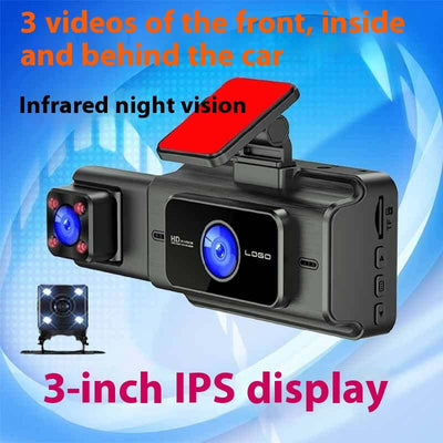 3 Lens Video Driving Recorder - Mrgoluckynow 3 Lens Video Driving Recorder0Mrgoluckynow CJHS200737401AZ