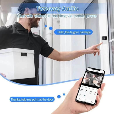 WIFI Video Doorbell Camera Wireless Night Vision Smart Home Security HD Door Bell Two Way Intercom Voice Change For Home - Mrgoluckynow WIFI Video Doorbell Camera Wireless Night Vision Smart Home Security HD Door Bell Two Way Intercom Voice Change For Home4Mrgoluckynow CJMD217501901AZ