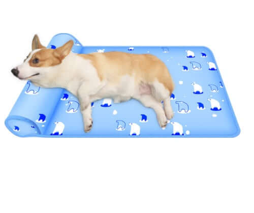 Summer Cooling Dog Mat With Pillow For Dog Cat Breathable Ice Pad Washable Sofa Breathable Print Cooling Pet Dog Bed For Dogs - Mrgoluckynow Summer Cooling Dog Mat With Pillow For Dog Cat Breathable Ice Pad Washable Sofa Breathable Print Cooling Pet Dog Bed For Dogs0Mrgoluckynow CJJT148913205EV