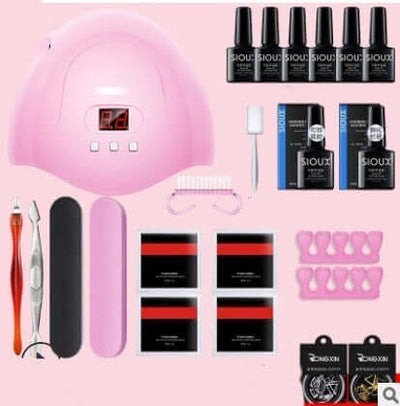 Nail Gel Polish Set Kit Art Manicure UV DIY Tools 36W - Mrgoluckynow Nail Gel Polish Set Kit Art Manicure UV DIY Tools 36W0Mrgoluckynow CJMJ170438101AZ