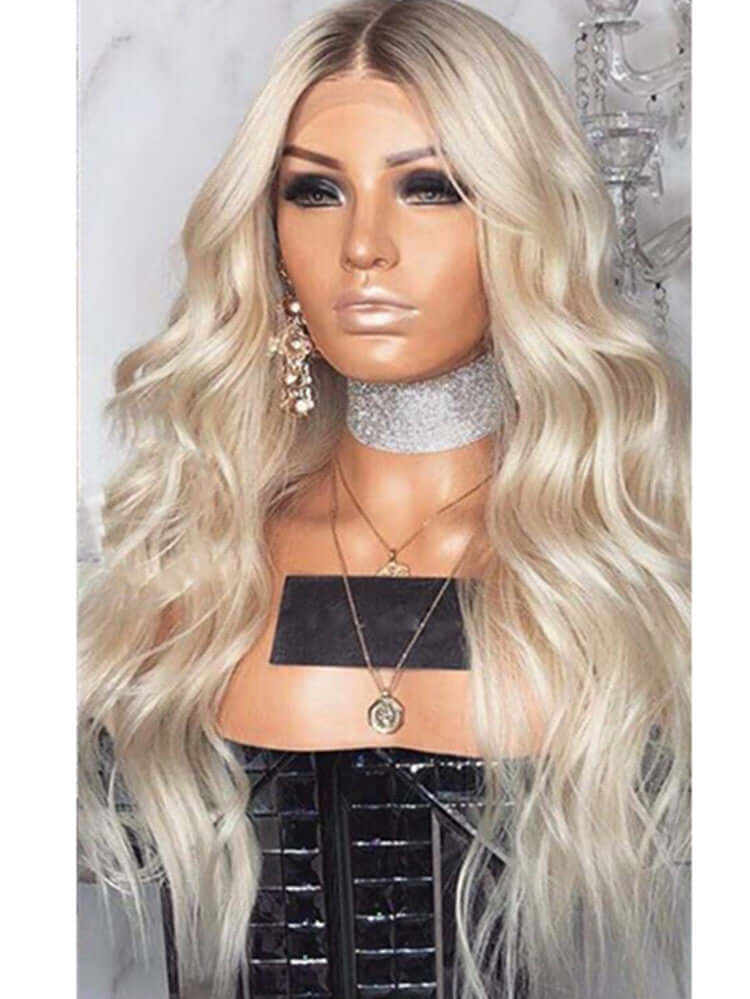 European and American blonde long curly wigs - Mrgoluckynow European and American blonde long curly wigs0Mrgoluckynow CJBJJFZR00065 - Gold