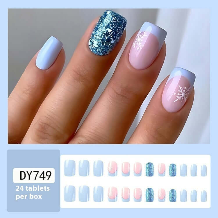 Christmas Wear Fake Nails Nail Sticker - Mrgoluckynow Christmas Wear Fake Nails Nail Sticker0Mrgoluckynow CJYD224698704DW