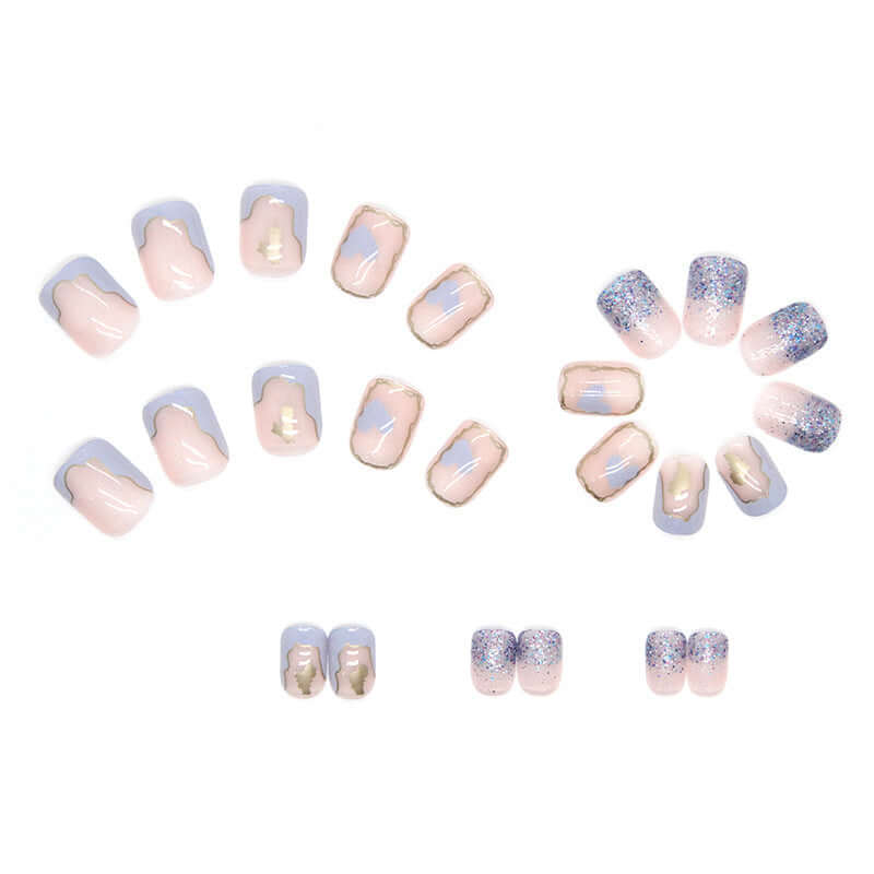 Nude Short Square Wear Fake Nails - Mrgoluckynow Nude Short Square Wear Fake Nails0Mrgoluckynow CJYD176604901AZ