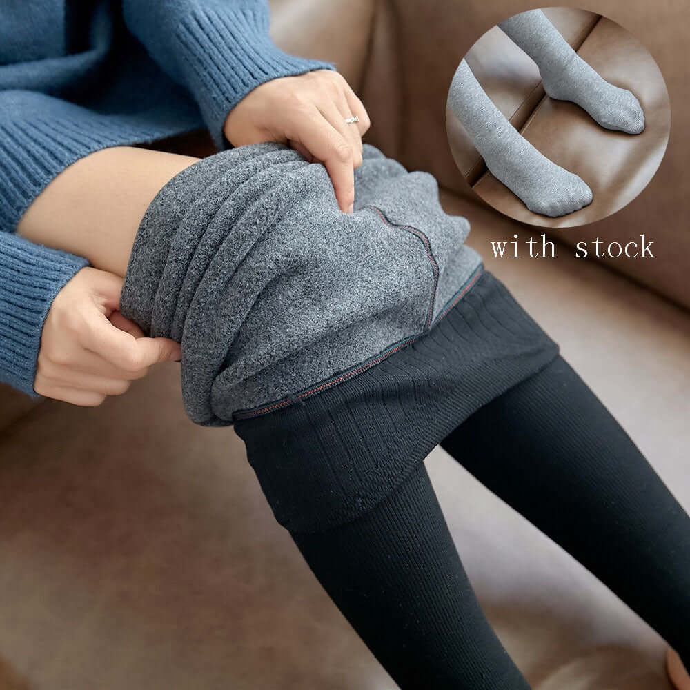 High Waist Stripes Leggings Winter Warm Thick High Stretch Imitation - cashmere Trousers Skinny Fitness Woman Pants - Mrgoluckynow High Waist Stripes Leggings Winter Warm Thick High Stretch Imitation - cashmere Trousers Skinny Fitness Woman Pants0Mrgoluckynow CJDD188613801AZ