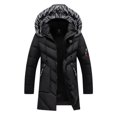 Omi Men's Winter Jackets - Mrgoluckynow Omi Men's Winter Jackets0Mrgoluckynow CJNSWTYR00205 - Black - L