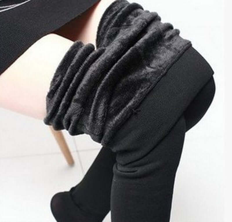 Fleece Leggings Winter Warm Thick High Stretch Plus Velvet Skinny Fitness Woman Pants Suitable Weight 45 - 75kg - Mrgoluckynow Fleece Leggings Winter Warm Thick High Stretch Plus Velvet Skinny Fitness Woman Pants Suitable Weight 45 - 75kg0Mrgoluckynow CJNSXZDD01331 - Black - 200g