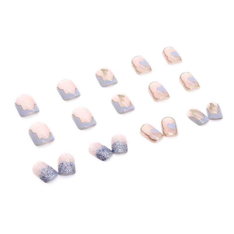 Nude Short Square Wear Fake Nails - Mrgoluckynow Nude Short Square Wear Fake Nails0Mrgoluckynow CJYD176604901AZ