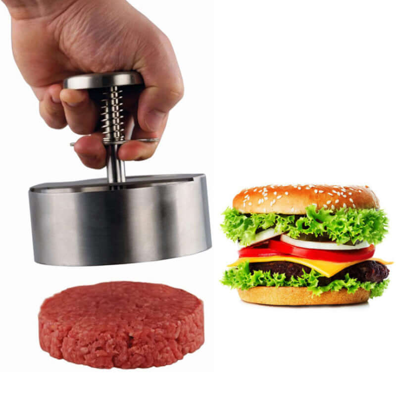 Stainless Steel Patties Mould Burger Meat Press Kitchen Gadgets - Mrgoluckynow Stainless Steel Patties Mould Burger Meat Press Kitchen Gadgets0Mrgoluckynow CJCF134120001AZ