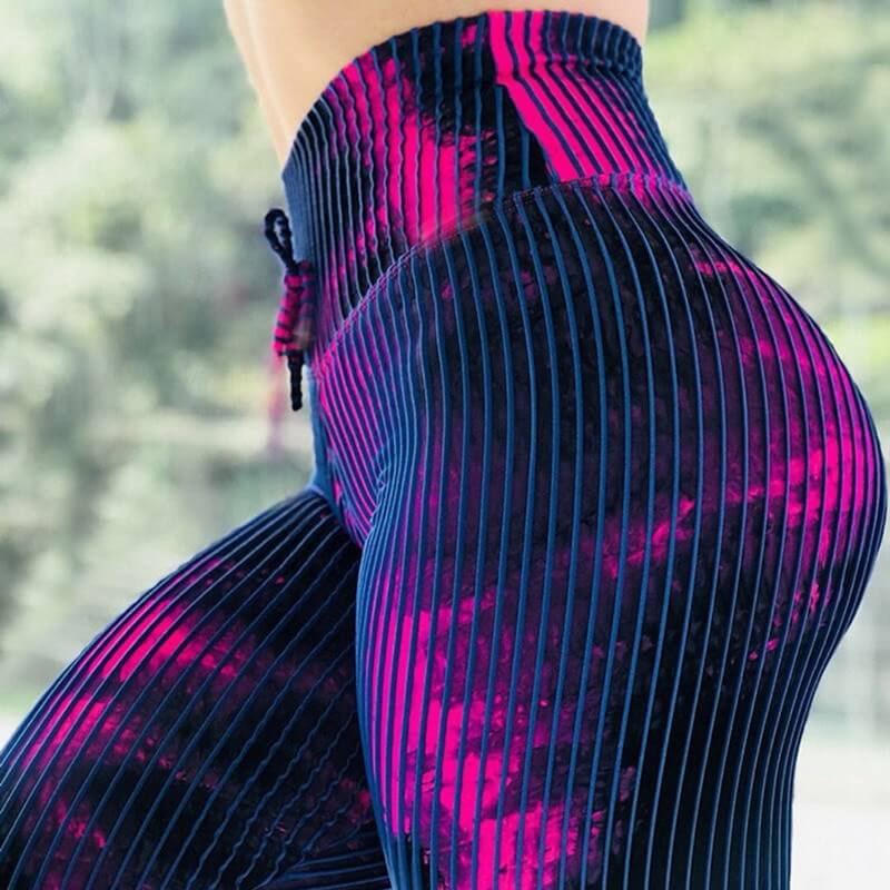 Printing Leggings - Mrgoluckynow Printing Leggings0Mrgoluckynow CJNSXZDD00352 - Purple abstract lines - L