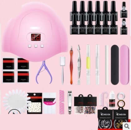 Nail Gel Polish Set Kit Art Manicure UV DIY Tools 36W - Mrgoluckynow Nail Gel Polish Set Kit Art Manicure UV DIY Tools 36W0Mrgoluckynow CJMJ170438103CX