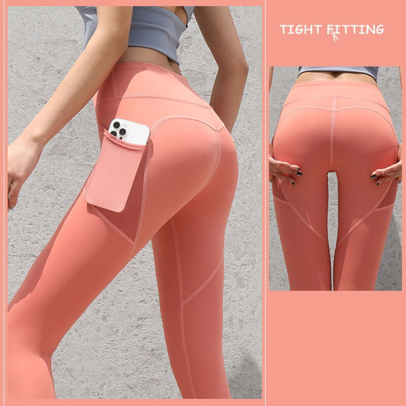 Gym Sport Seamless Leggings With Pockets Push Up High Waist Pants Women Fitness Running Yoga Pants Gym Sport Seamless Leggings - Mrgoluckynow Gym Sport Seamless Leggings With Pockets Push Up High Waist Pants Women Fitness Running Yoga Pants Gym Sport Seamless Leggings0Mrgoluckynow CJDD1672480 - Honey Grapefruit Powder - L