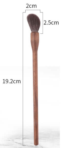 Walnut Makeup Brush - Mrgoluckynow Walnut Makeup Brush0Mrgoluckynow CJBJHZHZ00498 - Horseshoe high gloss