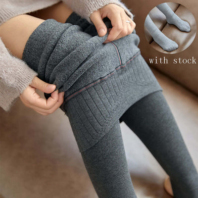 High Waist Stripes Leggings Winter Warm Thick High Stretch Imitation - cashmere Trousers Skinny Fitness Woman Pants - Mrgoluckynow High Waist Stripes Leggings Winter Warm Thick High Stretch Imitation - cashmere Trousers Skinny Fitness Woman Pants0Mrgoluckynow CJDD188613803CX