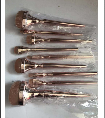 Makeup brush set - Mrgoluckynow Makeup brush set0Mrgoluckynow CJBJHZHZ00484 - Gold