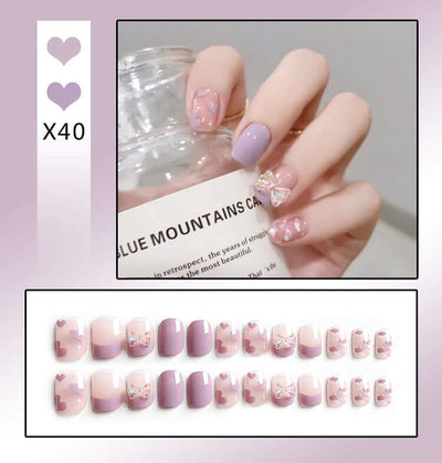 French Worn Removable Nails And Diamonds - Mrgoluckynow French Worn Removable Nails And Diamonds0Mrgoluckynow CJYD184291211KP