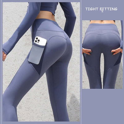 Gym Sport Seamless Leggings With Pockets Push Up High Waist Pants Women Fitness Running Yoga Pants Gym Sport Seamless Leggings - Mrgoluckynow Gym Sport Seamless Leggings With Pockets Push Up High Waist Pants Women Fitness Running Yoga Pants Gym Sport Seamless Leggings0Mrgoluckynow CJDD1672480 - Whale Blue - L