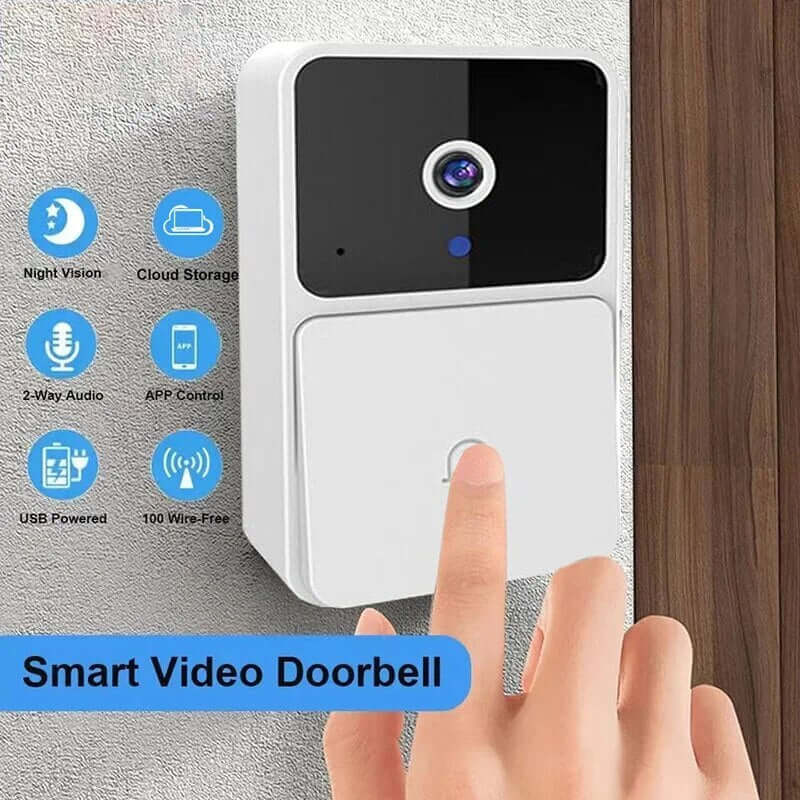 WIFI Video Doorbell Camera Wireless Night Vision Smart Home Security HD Door Bell Two Way Intercom Voice Change For Home - Mrgoluckynow WIFI Video Doorbell Camera Wireless Night Vision Smart Home Security HD Door Bell Two Way Intercom Voice Change For Home4Mrgoluckynow CJMD217501901AZ