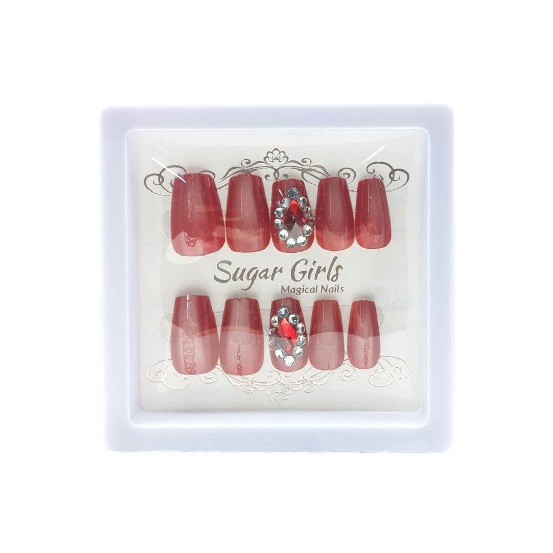 Red Diamonds, Red Nails - Mrgoluckynow Red Diamonds, Red Nails0Mrgoluckynow CJZJ222167001AZ