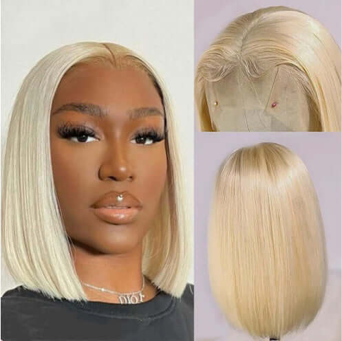 613 Blonde Bob Wig Short Straight Human Hair Wigs For Women - Mrgoluckynow 613 Blonde Bob Wig Short Straight Human Hair Wigs For Women0Mrgoluckynow CJCO162581103CX