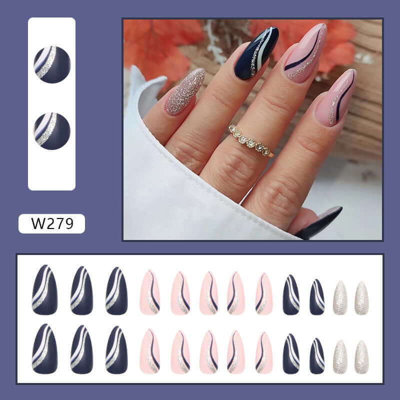 Women's Fashion Personalized Striped Nails - Mrgoluckynow Women's Fashion Personalized Striped Nails0Mrgoluckynow CJYD210557601AZ