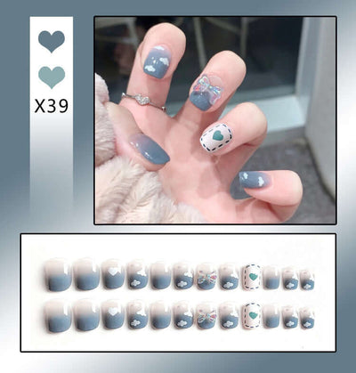 French Worn Removable Nails And Diamonds - Mrgoluckynow French Worn Removable Nails And Diamonds0Mrgoluckynow CJYD184291209IR