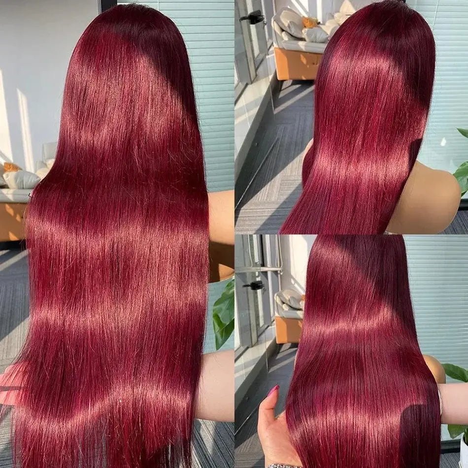 99J Burgundy 13x4 34Inch Red HD Transparent Straight Frontal Human Hair Wig 13x6 200Density HD Lace Frontal Wig For Women - Mrgoluckynow 99J Burgundy 13x4 34Inch Red HD Transparent Straight Frontal Human Hair Wig 13x6 200Density HD Lace Frontal Wig For WomenMrgoluckynow 146:20298875;200000703:200003630;200007763:201336100;200460262:200661229#13x4 HD Lace Wig