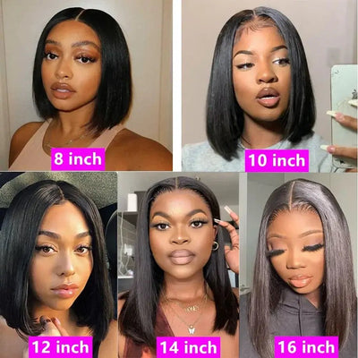 13x4 13x6 HD Bone Straight Lace Frontal Human Hair Brazilian 100% Short Bob Wig For Women 200% Straight Lace Front Bob Wigs - Mrgoluckynow 13x4 13x6 HD Bone Straight Lace Frontal Human Hair Brazilian 100% Short Bob Wig For Women 200% Straight Lace Front Bob WigsMrgoluckynow 146:200744701#200 Density;200000703:200003631;200007763:201336106;200460262:200661231#13x6 Lace Wig;234682774:7663837209