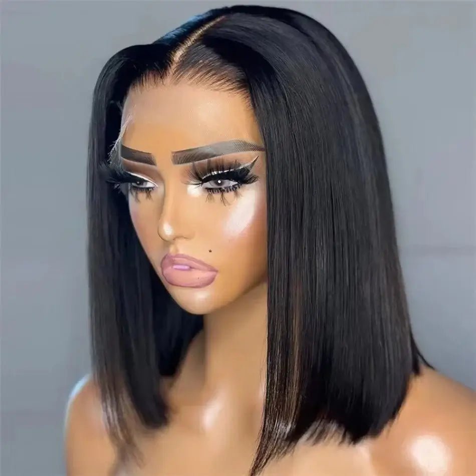 Bone Straight Bob Wig 4x4 Lace Frontal Human Hair Wigs Women Short Bob Wig 13x4 Lace Front Wig Human Hair 200% Density12 14 Inch - Mrgoluckynow Bone Straight Bob Wig 4x4 Lace Frontal Human Hair Wigs Women Short Bob Wig 13x4 Lace Front Wig Human Hair 200% Density12 14 InchMrgoluckynow 146:20298875;200000703:200003629;200460262:200661229#4x4 Lace Wig