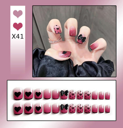 French Worn Removable Nails And Diamonds - Mrgoluckynow French Worn Removable Nails And Diamonds0Mrgoluckynow CJYD184291213MN