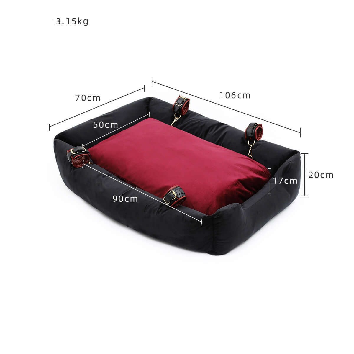 Pet Dog Rectangular Inflatable Nest - Mrgoluckynow Pet Dog Rectangular Inflatable Nest0Mrgoluckynow CJYD184081201AZ