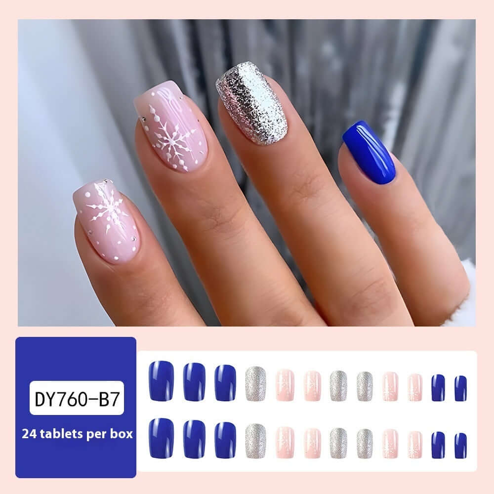 Christmas Wear Fake Nails Nail Sticker - Mrgoluckynow Christmas Wear Fake Nails Nail Sticker0Mrgoluckynow CJYD224698723WD