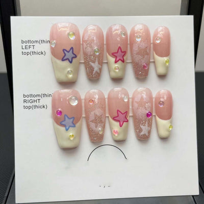 Pure Handmade Finished Wearable Gentle Nails - Mrgoluckynow Pure Handmade Finished Wearable Gentle Nails0Mrgoluckynow CJZJ174910704DW