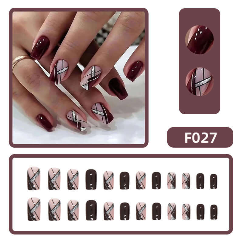 Nail Tip Simple Removable Fake Nails - Mrgoluckynow Nail Tip Simple Removable Fake Nails0Mrgoluckynow CJYD189835101AZ