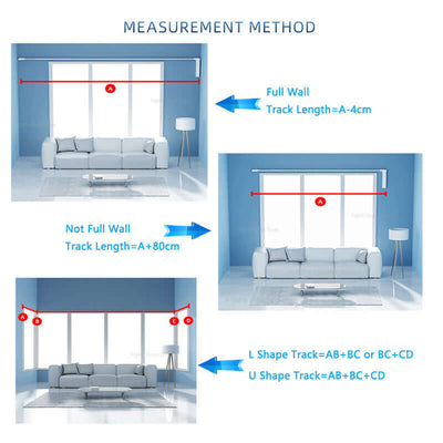 Smart Curtain Electric Lithium Battery Rechargeable Remote Voice Track - Mrgoluckynow Smart Curtain Electric Lithium Battery Rechargeable Remote Voice Track0Mrgoluckynow CJZN165553304DW