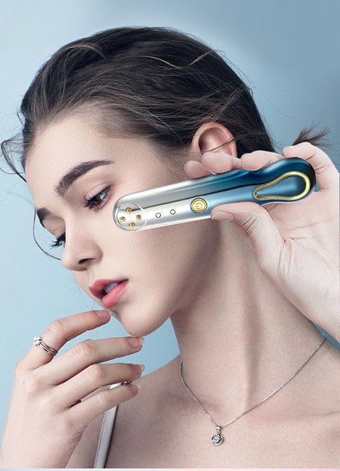 RF Radio Frequency Eye Massager Anti - Ageing Wrinkle Massager Portable Electric Device Dark Circle Facials Vibration Massage Pen - Mrgoluckynow RF Radio Frequency Eye Massager Anti - Ageing Wrinkle Massager Portable Electric Device Dark Circle Facials Vibration Massage Pen0Mrgoluckynow CJMB146289701AZ